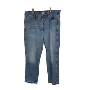 J.CREW Vintage Straight Eco Jean in Sparkling Sea Wash‎ Size 34 #AB277
